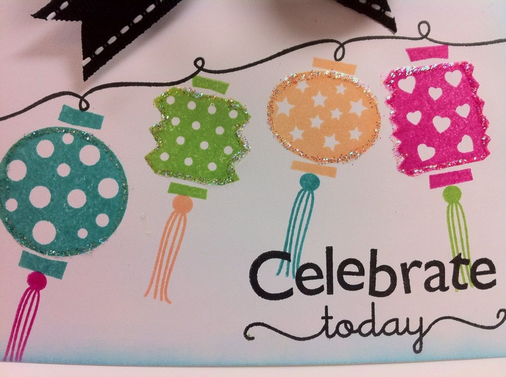 Courtney Lane Designs Celebrate today card made using the Paper
